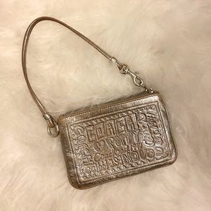 Coach Poppy Wristlet